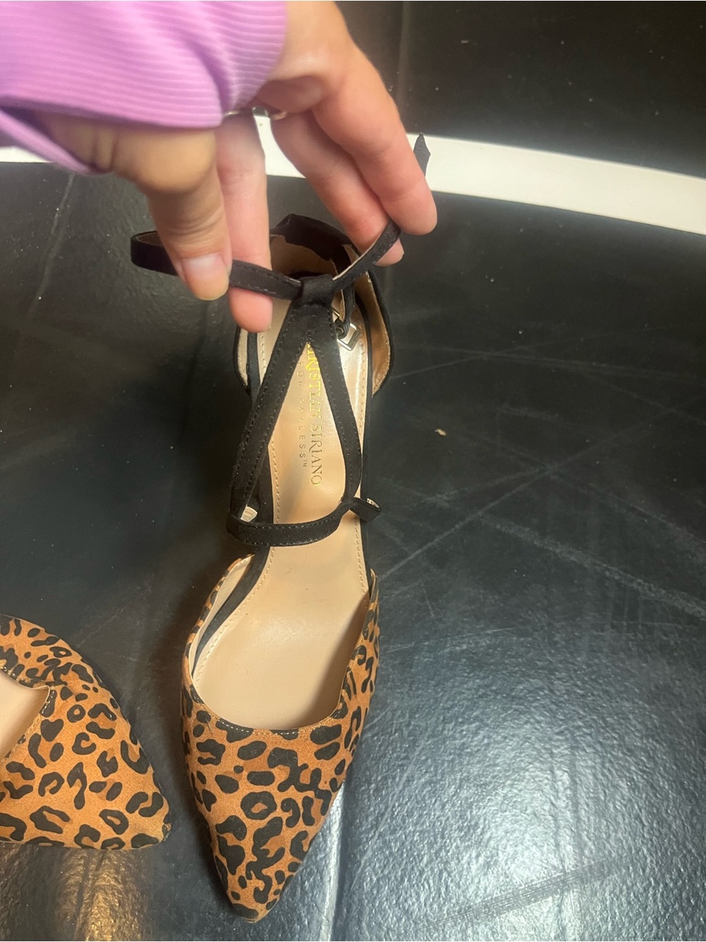 Christian Siriano leopard print heels size 10 - Picture 2 of 6